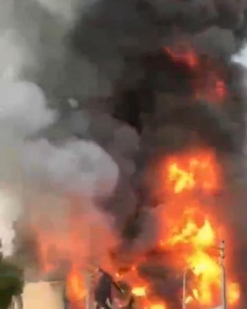 救援現(xiàn)場。